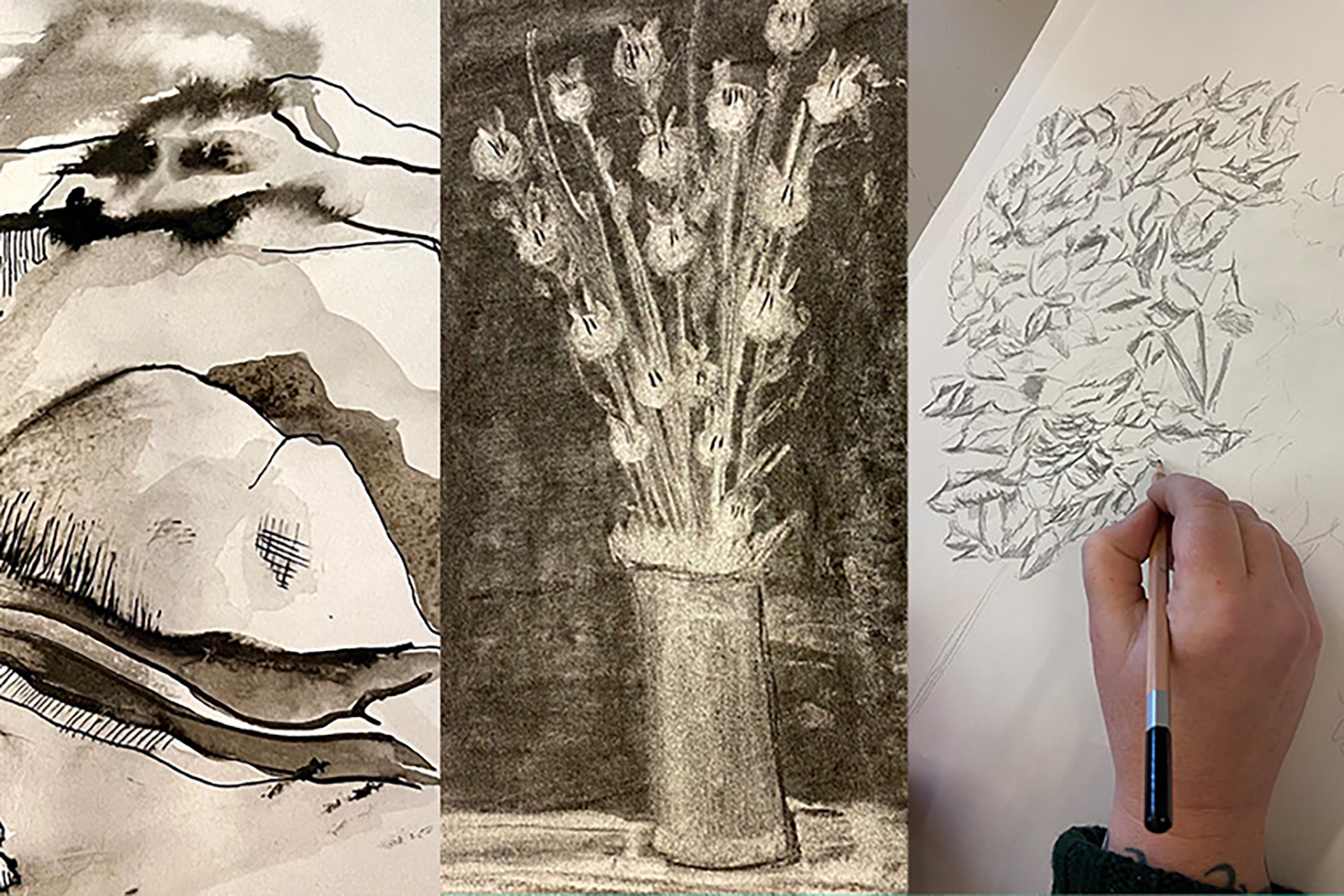 Collection of drawings on paper